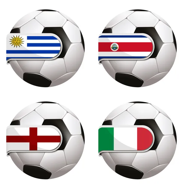 Copa Mundial de fútbol grupos — Foto de Stock