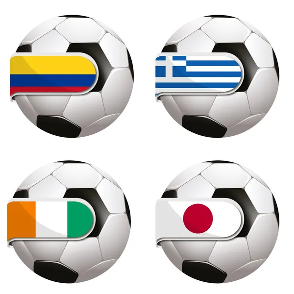 Copa Mundial de fútbol grupos — Foto de Stock