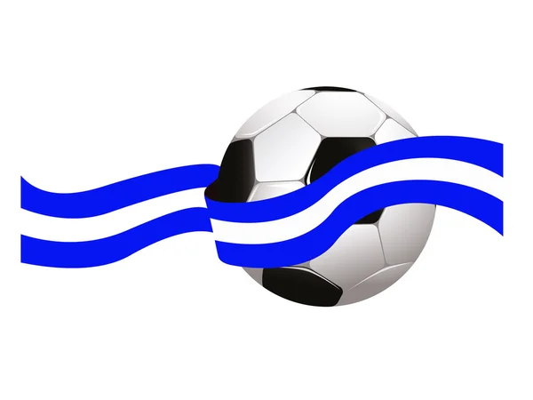 Футбольный мяч Гондураса — стоковое фото