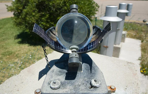 Детали солнечного магнитофона — стоковое фото