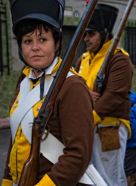 スペインの兵士の女性 — ストック写真