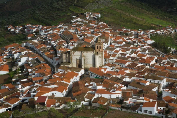 Vista aérea da igreja de Feria — Fotografia de Stock