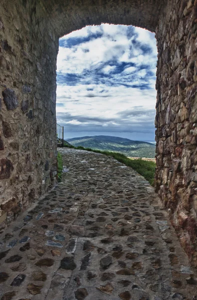 Paisagem entre pedras — Fotografia de Stock