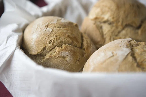 Three bread rolls — Stock Photo, Image