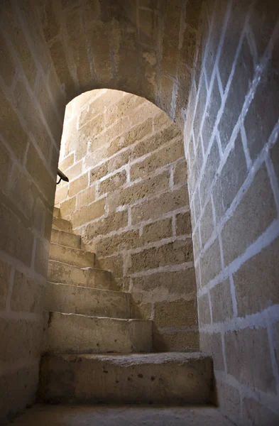 Castelo dentro de escadas — Fotografia de Stock