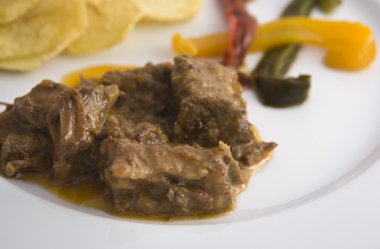 hotpot van stier staart, detail