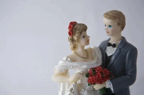 Wedding cake figurines — Stock Photo, Image