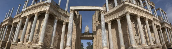 Entrada principal del Teatro Romano, Mérida — Foto de Stock