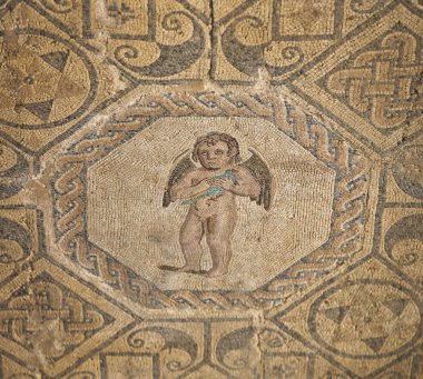 eros, yatak odası mozaiği