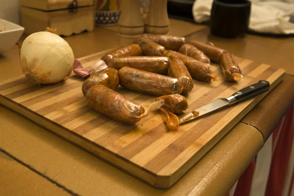 Vegetarische Würstchen — Stockfoto