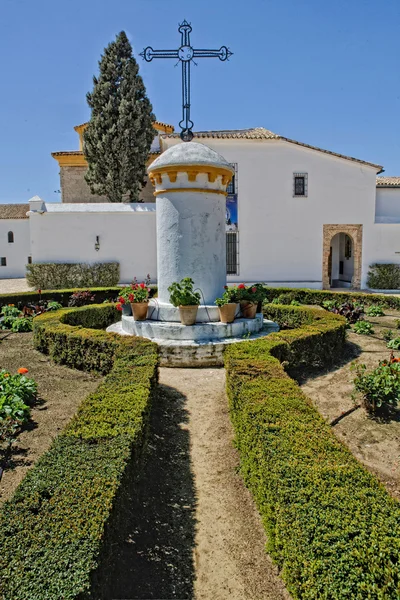 La rabida Manastırı bahçeleri — Stok fotoğraf