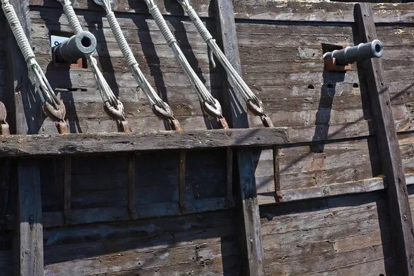 Puerto de armas de Nao Santa Maria — Foto de Stock