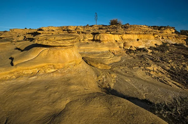 Erozyona uğramış cliff şekilleri — Stok fotoğraf