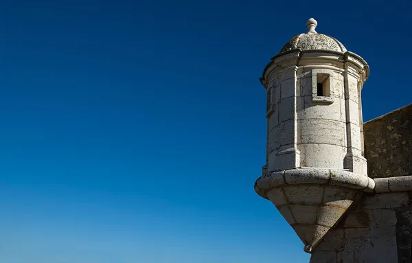 Wachttoren van ponta da bandeira fort — Stockfoto