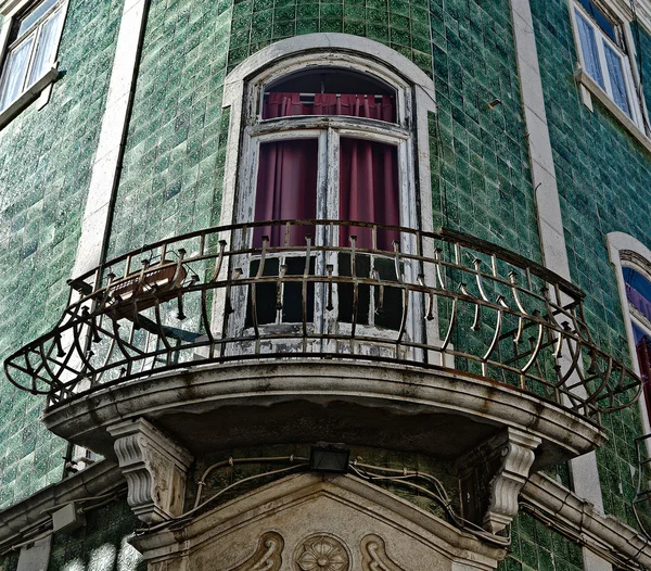 Yeşil balkon — Stok fotoğraf