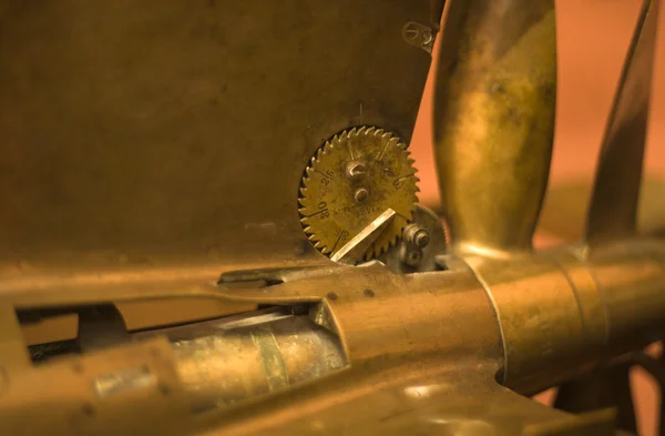 Detalhes da hélice de torpedo antiga — Fotografia de Stock