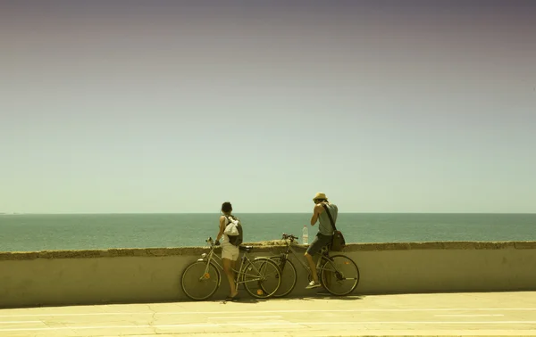 Turismo in bicicletta — Foto Stock