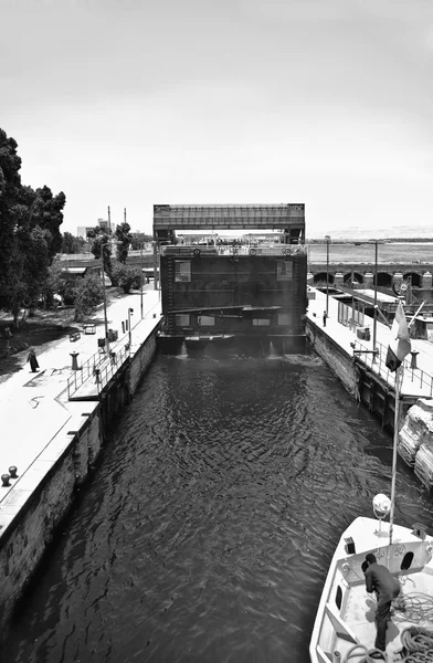 Nile vergrendelen — Stockfoto