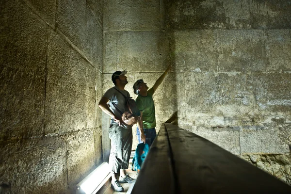 Το νεκρικό θάλαμο μέσα στην Κόκκινη Πυραμίδα σε dahshur — Φωτογραφία Αρχείου