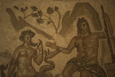 Polyphemus ve galatea Mozaik, cordoba, İspanya