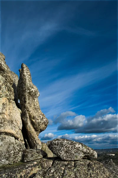 Granite Human head — Stock Photo, Image