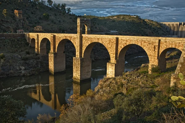 Alcantara bridge — Stockfoto
