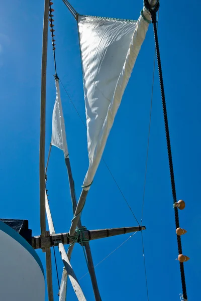 Sesimbra windmill sail — Stock Photo, Image