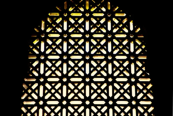 Treillage windows mosquée — Φωτογραφία Αρχείου