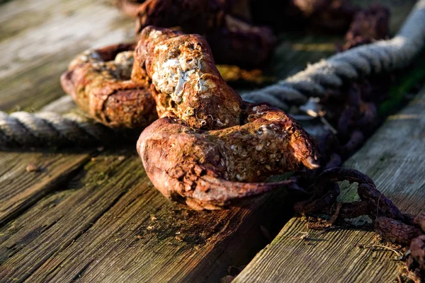 Cadena oxidada — Foto de Stock