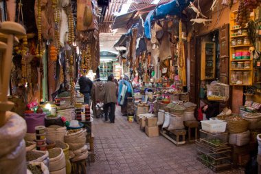 Marrakesh souk clipart