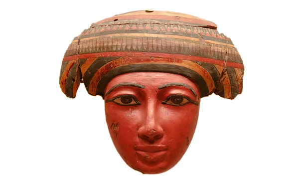 Egyptian mask of Coffin — Stock Photo, Image
