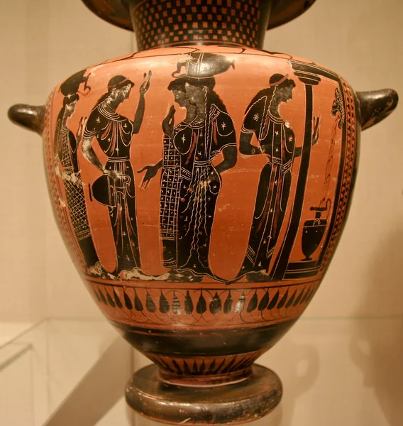 Terracotta hydria, kalpis veya su kavanoz — Stok fotoğraf