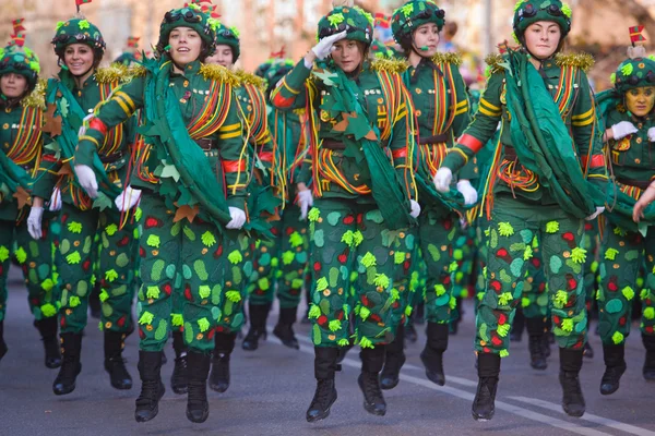 Springende Infanterie — Stockfoto