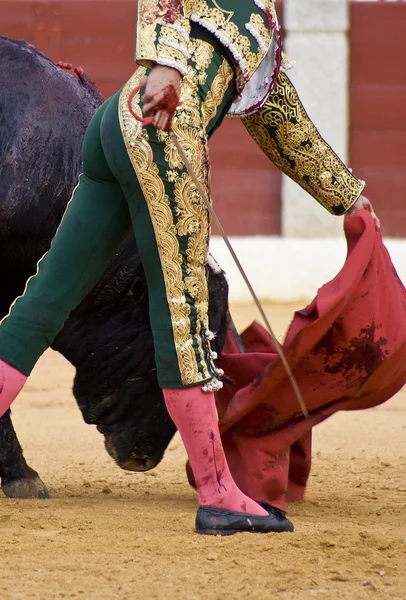 Sangue e espada — Fotografia de Stock