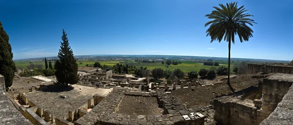 Panoramicznym przegląd Medina Azahara — Zdjęcie stockowe