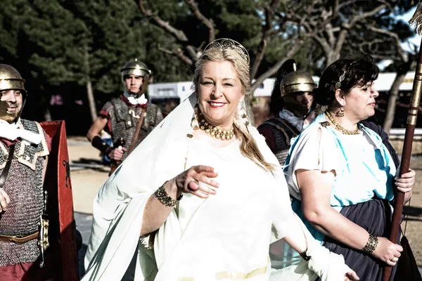 Patrician woman on parade — Stock Photo, Image