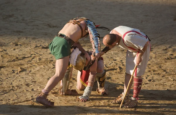 Execução de gladiadores — Fotografia de Stock