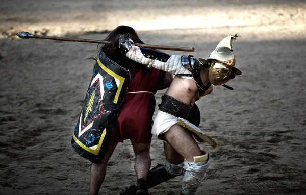 Lanza golpeó — Foto de Stock