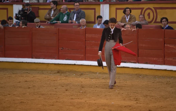 Bullfighter walking — Stock Photo, Image