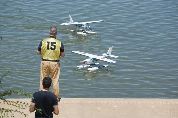 Radio controlled hydroplane show — Stock Photo, Image