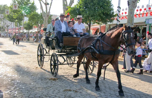 Carriage on the streets of Seville — Stock Photo, Image