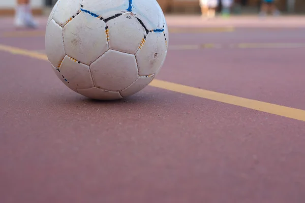 5 um treinamento de equipe de futebol lateral — Fotografia de Stock