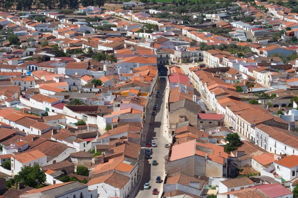 Vista aérea de Alconchel, Espanha — Fotografia de Stock