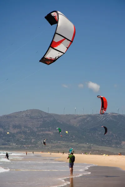 Kite surfař fotograf — Stock fotografie