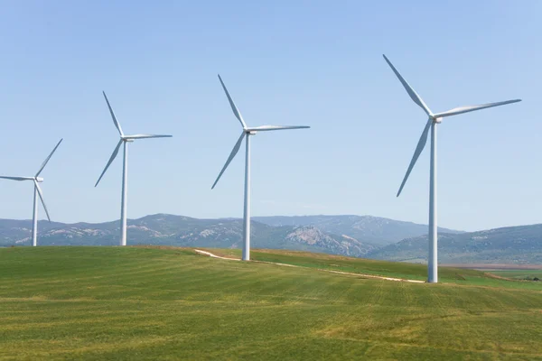 Wind turbines farm — Stock Photo, Image