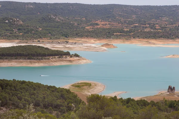 Paisagem de reservatórios de La Alcarria — Fotografia de Stock