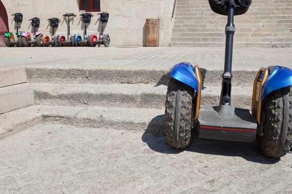 Segway vozidla k zapůjčení — Stock fotografie