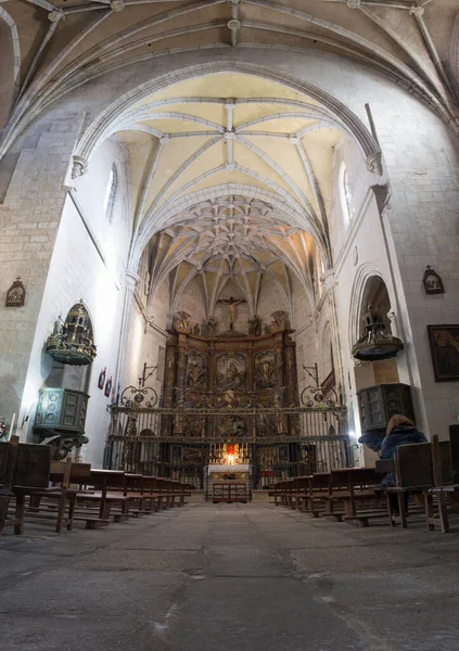 Caceres Spain Jan 14Th 2021 Church Santiago Main Nave Caceres — Stock Photo, Image