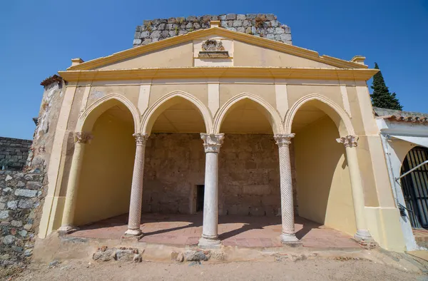 Merida Spanien Augusti 2018 Alcazaba Merida Arabiska Citadellkomplexet Nygotisk Portik — Stockfoto