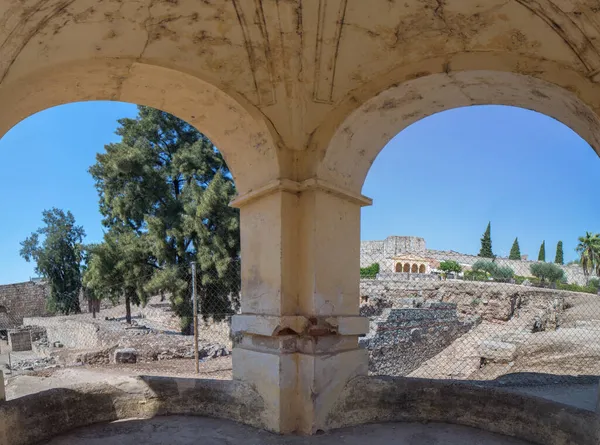 Merida Spanya Ağustos 2018 Merida Alcazaba Arap Kalesi Kompleksi Yüzyıl — Stok fotoğraf